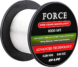 Effe Force 1000 m 0.30 mm 7.9 kg Monofilament Misina