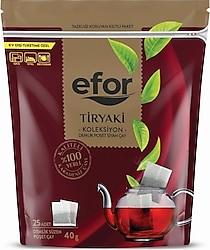 Efor Tiryaki Jumbo 40 gr 25'li Demlik Poşet Çay