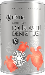 Efsina İyotlu İnce Folik Asitli Deniz Tuzu 600 gr