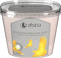Efsina İyotlu İnce Himalaya Tuzu 2 kg