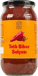 Egeye Dönüş Tatlı Biber Salçası 1 kg Cam Kavanoz