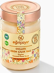 Eğriçayır Organik Krem Çiçek Balı 450 gr