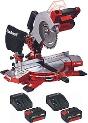 Einhell TE-MS 18/210 Li Çift Akülü 4 Ah Gönye Testere