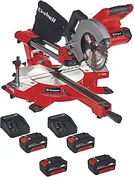 Einhell TE-SM 36/210 Li Dört Akü 4 Ah Gönye Testere