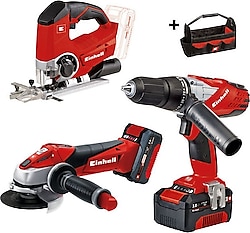 Einhell TE-TK 18 Li AG+CD+JS Tek Akülü Combo Set