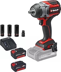 Einhell TP-CW 18/750-C Li BL Çift Akülü 4 Ah Darbeli Somun Sıkma Makinesi