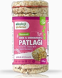 Ekoloji Market Glutensiz Karabuğday Kinoalı Pirinç Patlağı 100 gr