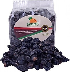 Ekozel Organik Siyah Kuru Üzüm Çekirdeği 250 gr