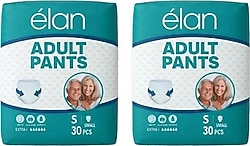 Elan Emici Külot Küçük Boy S 30'lu 2 Adet Hasta Bezi