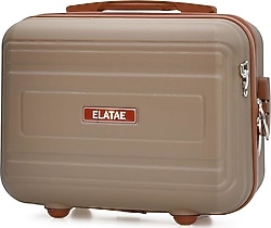 Elatae Premium V305 ABS Vizon Camel Makyaj Valizi