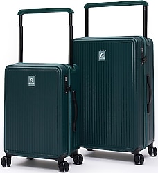 Elatae Vouge Exclusive V10737 Petrol Kabin + Orta Boy 2'li Valiz Seti