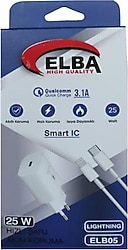 Elba ELB05-PD-25WIOS 25 W Lightning Kablolu Hızlı Şarj Aleti