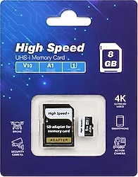 Elba High Speed Class 10 UHS-I U1 A1 V10 8 GB Micro SD Kart