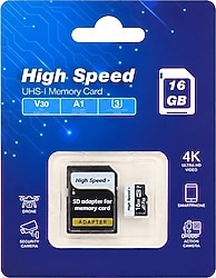 Elba High Speed Class 10 UHS-I U3 A1 V30 16 GB Micro SD Kart