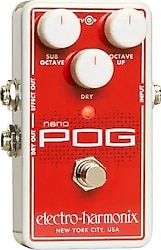 //一時値引き中// electro-harmonix nano POG Electro Harmonix Nano Pog Polyphonic Octave Generator Pedal