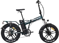 Elektrone Zuma 350 W Yeşil Katlanabilir Elektrikli Bisiklet