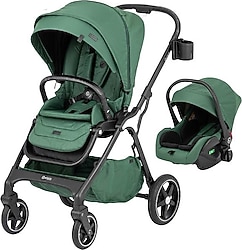 Elele Hera Silver-Yeşil Travel Sistem Bebek Arabası