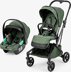 Elele Rotativo Yeşil Kabin Tipi Travel Sistem Bebek Arabası