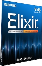 Elixir 12027 Nanoweb Custom Light 9-46 Elektro Gitar Teli