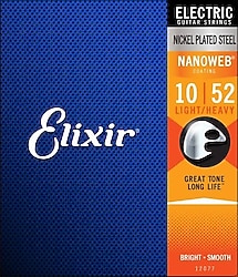 Elixir 12077 Nanoweb 10-52 Elektro Gitar Teli