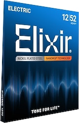 Elixir 12152 Nanoweb Heavy 12-52 Elektro Gitar Teli