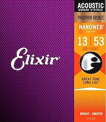 Elixir 16182 Fosfor Bronz 013-053 Akustik Gitar Teli