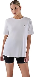 Ellesse 6SF5037 Kısa Kollu Bisiklet Yaka Kadın Tişört