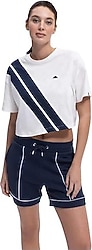 Ellesse EF376 Kısa Kollu Bisiklet Yaka Kadın Tişört
