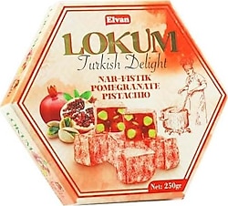Elvan Nar ve Fıstıklı Lokum 250 gr