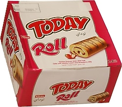 Elvan Today Swiss Roll Çilek Kremalı Kek 24x35 gr