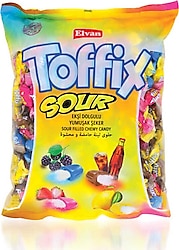 Elvan Toffix Sour Mix Şeker 1 kg