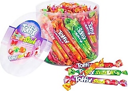 Elvan Toffix Stick Meyveli Mix Şeker 800 gr Kutu