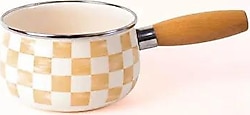 Emaylab Beige 16 cm Emaye Tava
