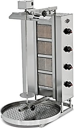 Empero EMP.DN.221 Üstten Motorlu 4 Radyanlı Gazlı Döner Ocağı