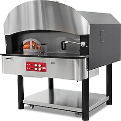 Empero EMP.SPO.05 Gazlı ve Odunlu Döner Tabanlı Pizza Fırını