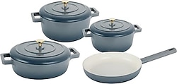 Emsan Blue Royal 7 Parça Tencere Seti
