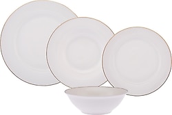Emsan Sophia Gold 24 Parça 6 Kişilik Yemek Takımı