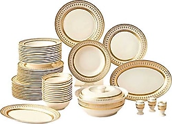 Emsan Empire Bone İmperial 55 Parça 12 Kişilik Yemek Takımı