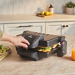 Emsan Future Essential Matte Black 1800 W Tost Makinesi
