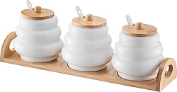 Emsan Honey Standlı 3'lü Baharat Takımı