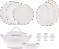 Emsan New Marly Gold 60 Parça 12 Kişilik Yemek Takımı