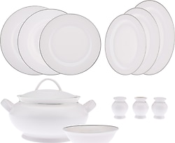 Emsan New Marly Platin 60 Parça 12 Kişilik Yemek Takımı