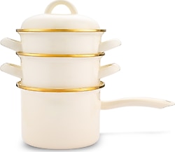 Emsan Retro 14 cm Emaye Midi Tencere Seti