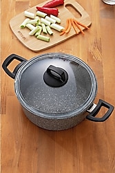 Emsan Titanium 24 cm Derin Granit Tencere