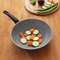 Emsan Titanium 28 cm Granit Wok Tava