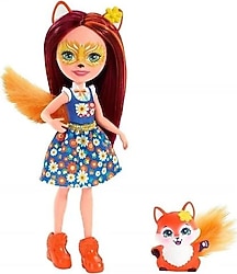 Enchantimals Popüler Karakter Bebekler Winsley Wolf & Trooper FRH40