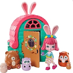 Enchantimals Secret Besties Bebek ve Ev Oyun Seti GTM46