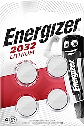 Energizer CR2032 3V 4'lü Lityum Düğme Pil