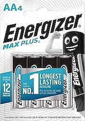 Energizer Max Plus Alkalin AA 4'lü Kalem Pil