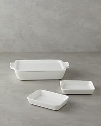 English Home Bianca 34x20 cm Seramik Fırın Kabı Seti